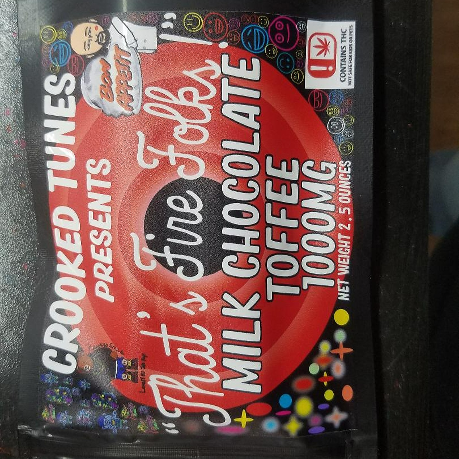 Crooked Tunes Toffee 1000mg